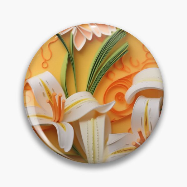 Item preview, Lily Whirl: Paper Quilling Seamless Pattern designed and sold by EVA4designs.
