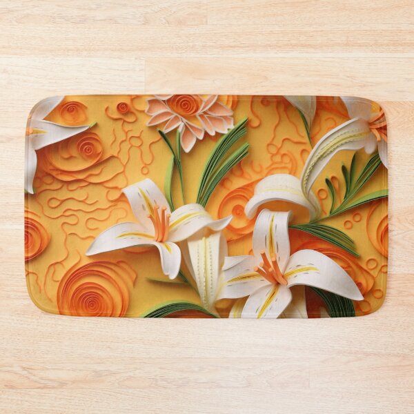 Item preview, Lily Whirl: Paper Quilling Seamless Pattern designed and sold by EVA4designs.
