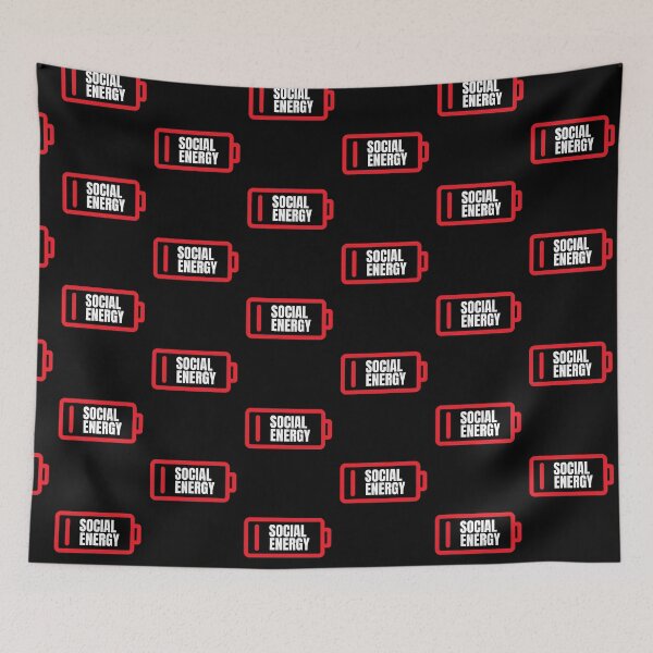 Item preview, Social Battery Social Energy Introvert designed and sold by ArtFromBeyond.