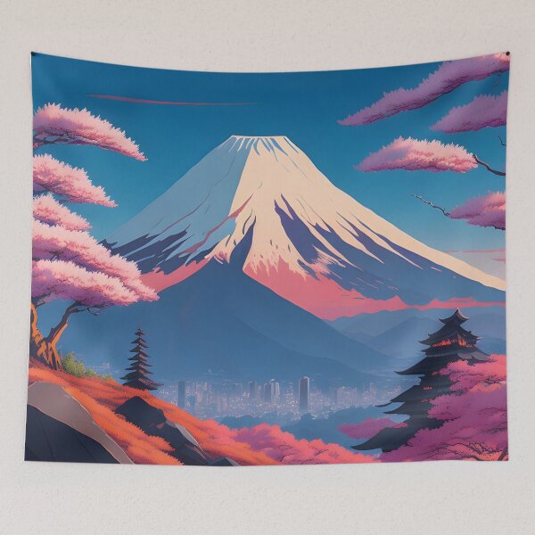 Item preview, Beautiful Mountain & City View designed and sold by imabbasanwar.