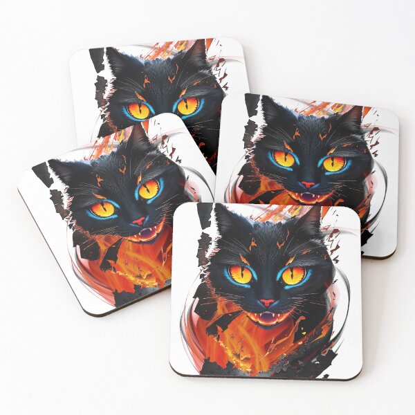 Item preview, el gato del infierno designed and sold by SimpleWallArt.