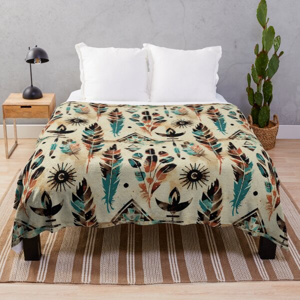 Item preview, American Ethnic Tribal Art Watercolor Pattern designed and sold by Atomura.