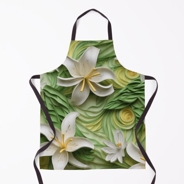 Item preview, Quilled Beauty: Delicate Lilies Seamless Design designed and sold by EVA4designs.