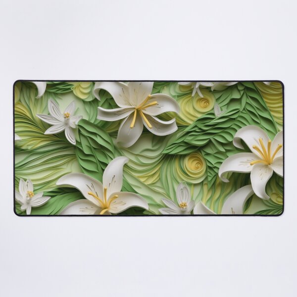 Item preview, Quilled Beauty: Delicate Lilies Seamless Design designed and sold by EVA4designs.