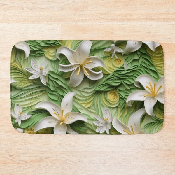 Item preview, Quilled Beauty: Delicate Lilies Seamless Design designed and sold by EVA4designs.