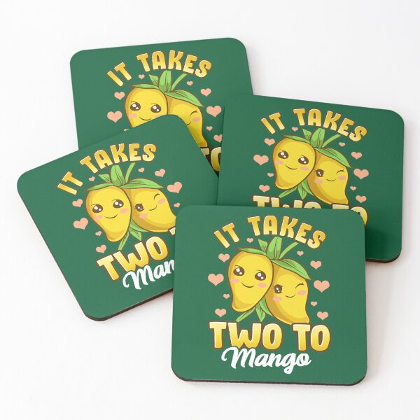 Item preview, Cute _amp_amp_ Funny It Takes Two To Mango Fruit Pun designed and sold by NEONlineUK323.