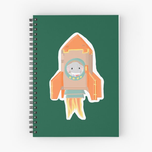 Item preview, Cutie the Elephant rocket  designed and sold by NEONlineUK323.