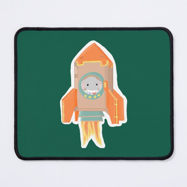 Item preview, Cutie the Elephant rocket designed and sold by NEONlineUK323.