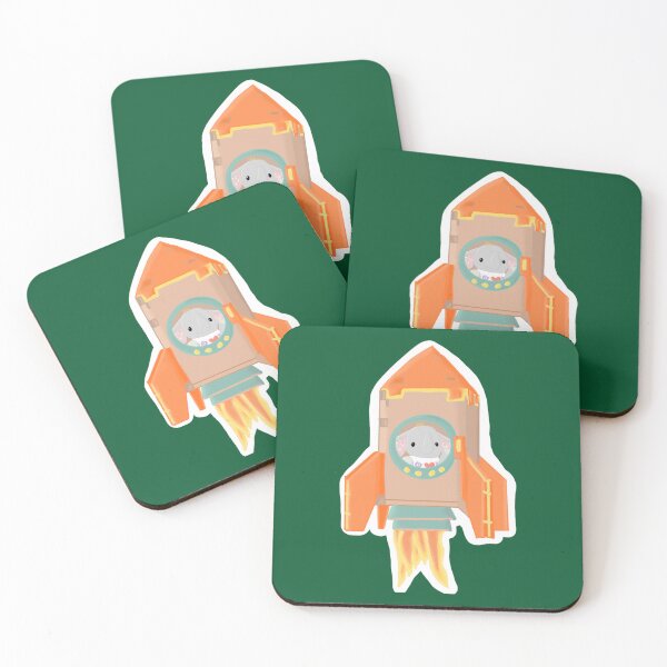Item preview, Cutie the Elephant rocket  designed and sold by NEONlineUK323.
