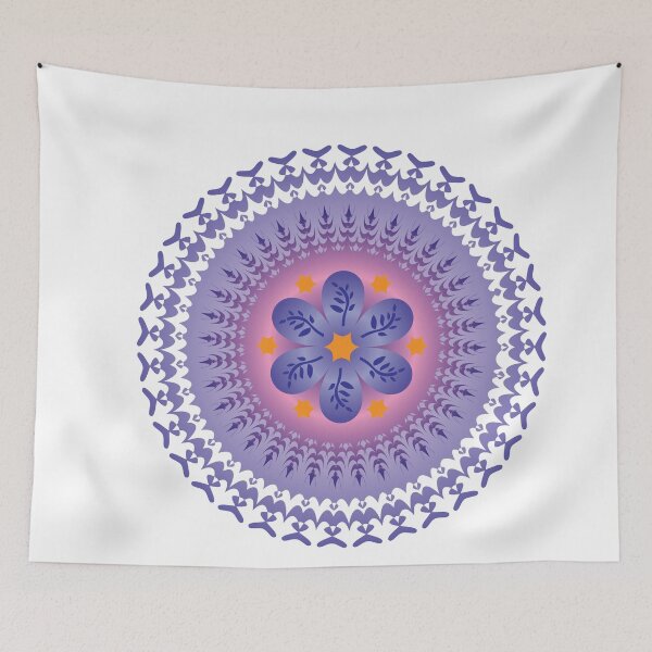 Item preview, Colorful Mandala Wheel of Energy Flower Harmony Round Circle Beauty Rainbow designed and sold by InfinityDsigns.