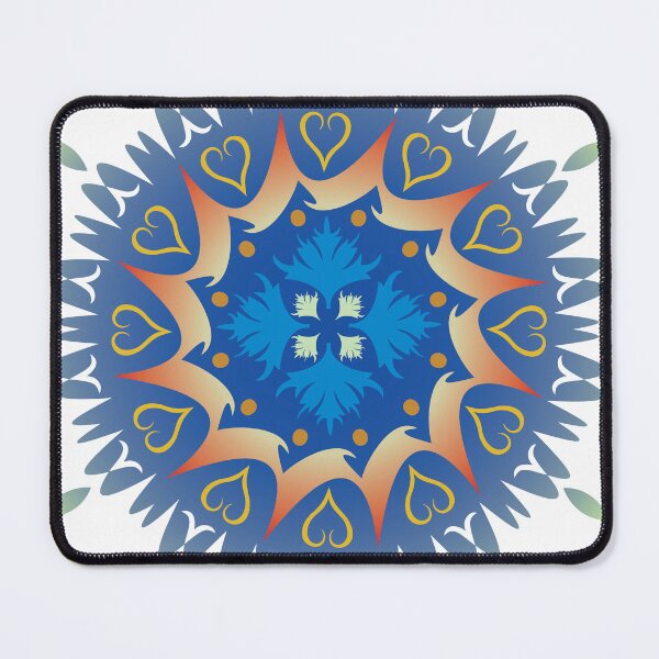 Item preview, Colorful Mandala Wheel of Energy Flower Harmony Round Circle Beauty Rainbow designed and sold by InfinityDsigns.