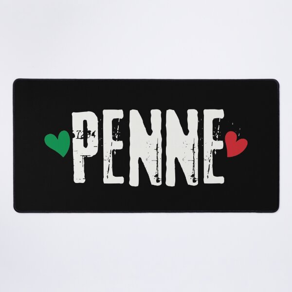 Aperçu de l'œuvre I Love Penne - Cadeau d'amateur de cuisine italienne créée et vendue par foodiemarie.