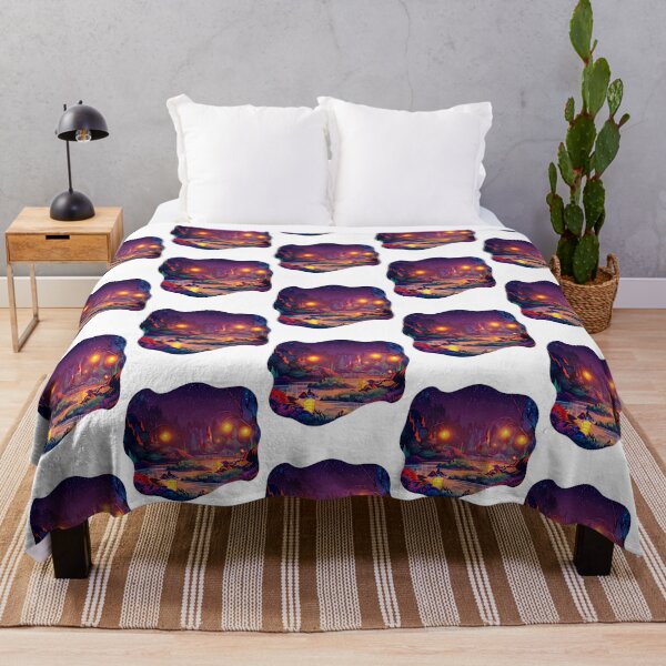 Item preview, Magic Lantern Lighting Lake Water Pond Reflection Watercolor designed and sold by Royal-teiner.