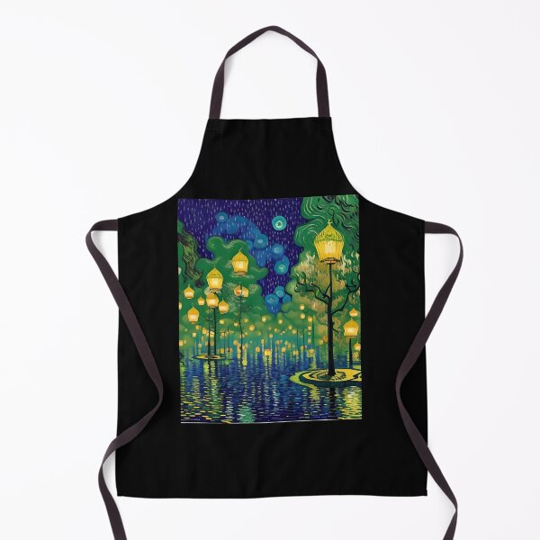 Item preview, Magic Lantern Lighting Lake Water Pond Reflection Watercolor designed and sold by Royal-teiner.