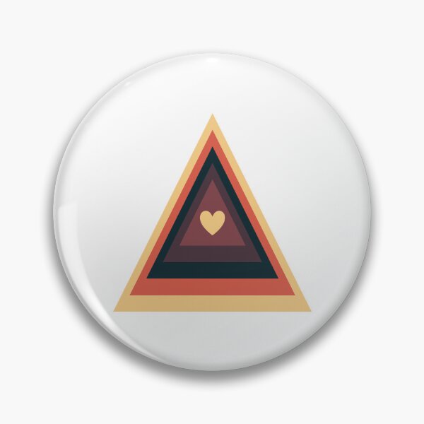 Item preview, Earthy Tones Heart Love Triangle designed and sold by EpicCreation.