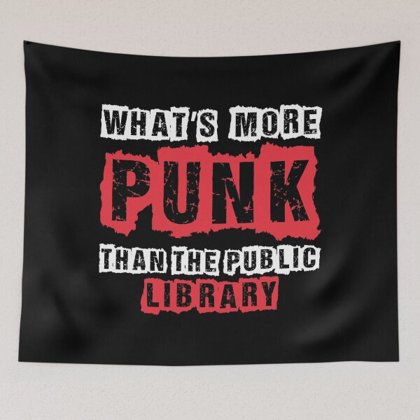 Item preview, Punk and Literacy Meet: Public Library designed and sold by rainbowdreamer.