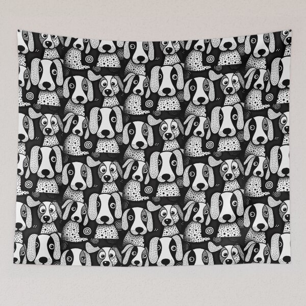 Item preview, Cartoon Dogs Pattern designed and sold by wonderlandv.