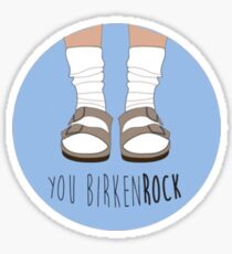 Pegatina tu birkenrock