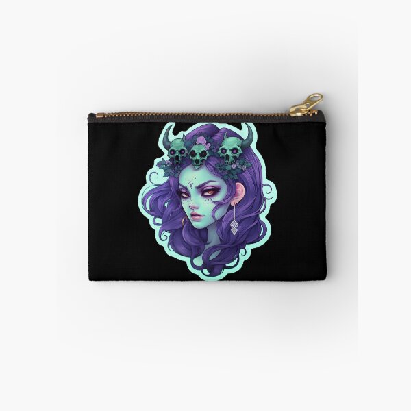 Item preview, Dark Wild Witch with Horned Skulls designed and sold by 20th-eclipse.