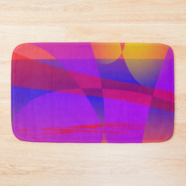 Item preview, Vibrant and Colorful Geometric Design with Curved Lines and Round Shapes designed and sold by masabo.