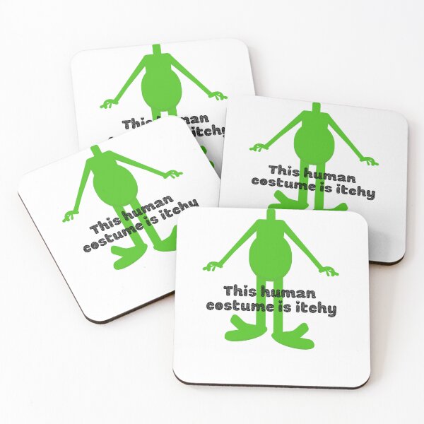 Item preview, This Human Costume is Itchy Cute Funny Alien graphic design designed and sold by missdebi27.