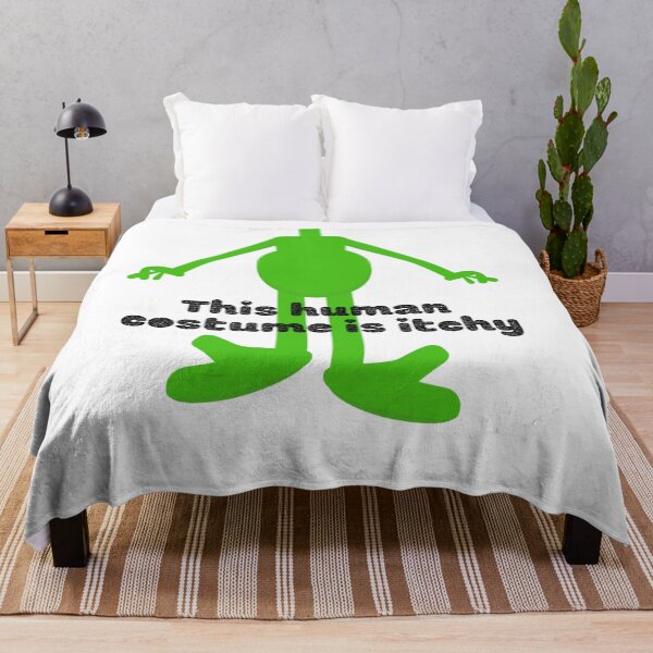 Item preview, This Human Costume is Itchy Cute Funny Alien graphic design designed and sold by missdebi27.