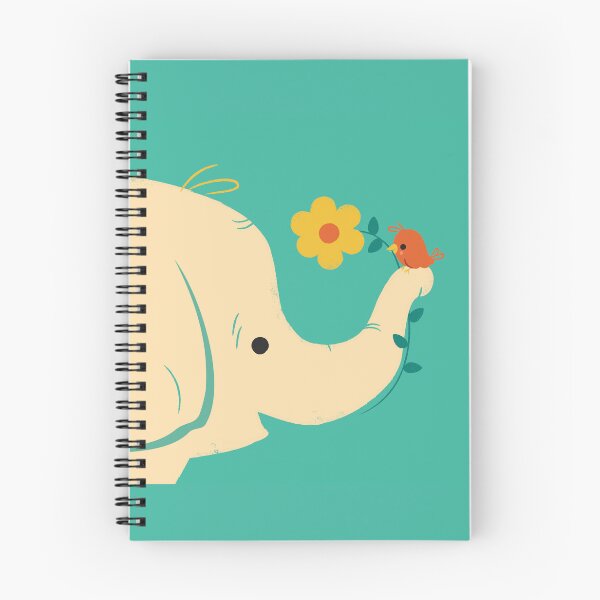 Artikelvorschau, Ein Vogel, der einem Elefanten eine Blume schenkt. entworfen und verkauft von jayfleck.