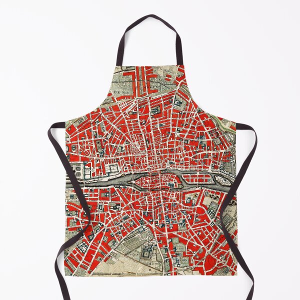 Item preview, Map of Paris 1730 designed and sold by Chuck Mountain Poster Art.