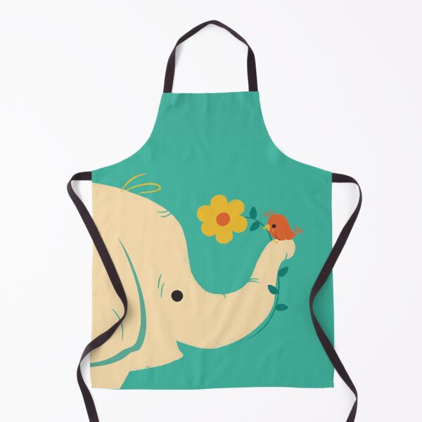 Item preview, A bird giving a flower to an elephant. designed and sold by jayfleck.