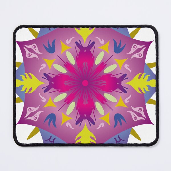 Item preview, Colorful Mandala Wheel of Energy Flower Harmony Round Circle Beauty Rainbow designed and sold by InfinityDsigns.