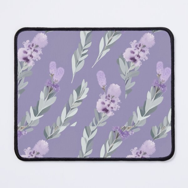 Item preview, Eucalyptus and lavender flower pattern designed and sold by RidaSalArt.