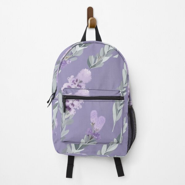 Item preview, Eucalyptus and lavender flower pattern designed and sold by RidaSalArt.