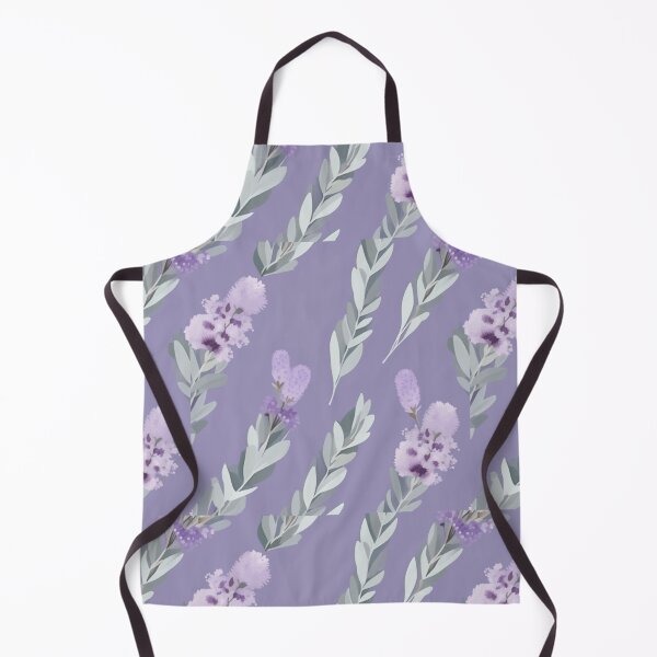 Item preview, Eucalyptus and lavender flower pattern designed and sold by RidaSalArt.