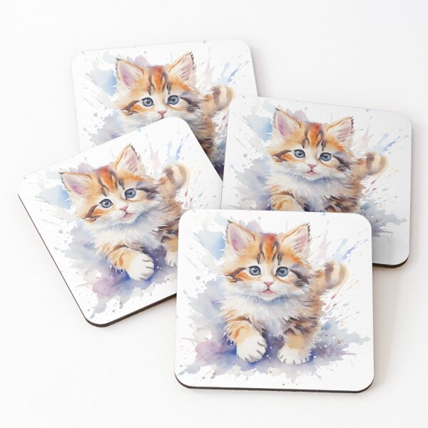 Item preview, Playful Kitten Artwork designed and sold by aurahealing.