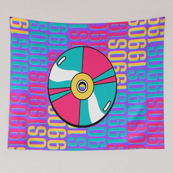 Item preview, 1990s retro design 2 - Purple Background designed and sold by PunjabanJatti.