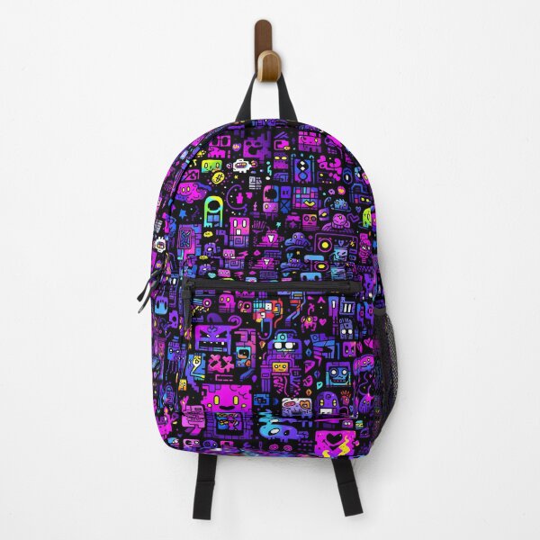 Item preview, Funky Neon Doodles: Blacklight Graffiti Doodle Artworks - Art Print 03 designed and sold by NoveltyVariety.