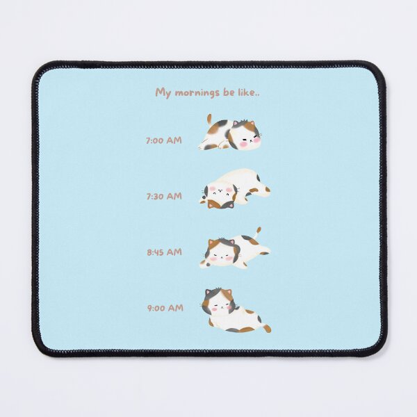 Item preview, Lazy Calico Cat Morning Routine designed and sold by JileeArt.