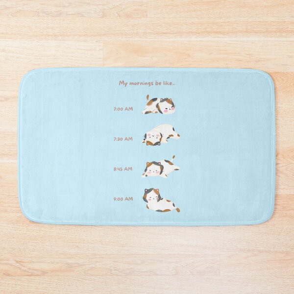 Item preview, Lazy Calico Cat Morning Routine designed and sold by JileeArt.
