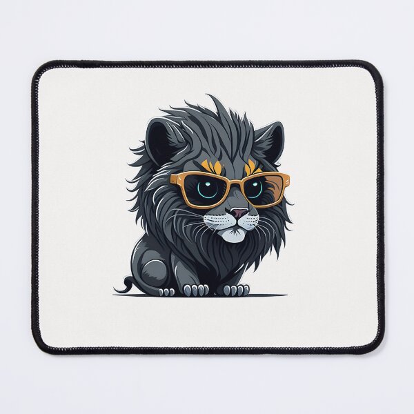 Item preview, Adorably Nerdy Lion designed and sold by Bulbuc.