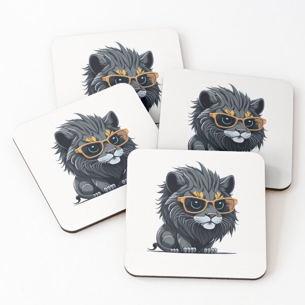 Item preview, Adorably Nerdy Lion designed and sold by Bulbuc.