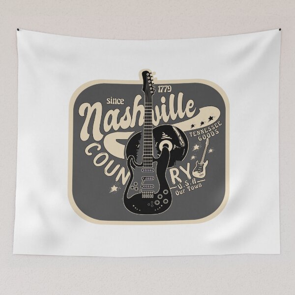 Item preview, Nashville Music Town Tennessee retro designed and sold by vibeno1.