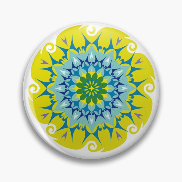 Item preview, Colorful Mandala Wheel of Energy Flower Harmony Round Circle Beauty Rainbow designed and sold by WinfinityDesigns.