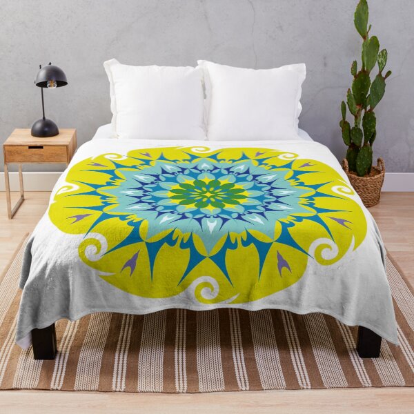 Item preview, Colorful Mandala Wheel of Energy Flower Harmony Round Circle Beauty Rainbow designed and sold by WinfinityDesigns.