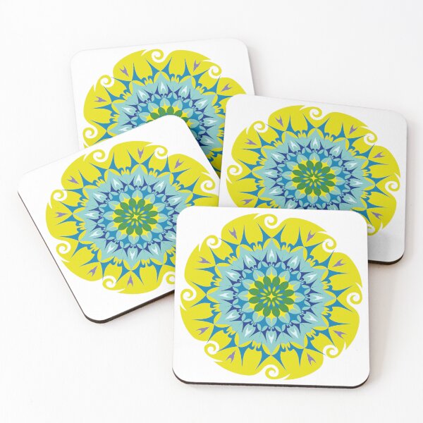 Item preview, Colorful Mandala Wheel of Energy Flower Harmony Round Circle Beauty Rainbow designed and sold by InfinityDsigns.