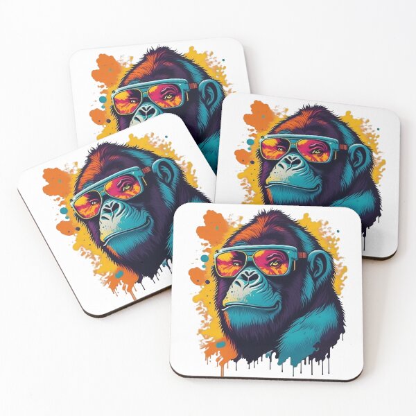 Item preview, Gorilla with Glasses designed and sold by PlanetMarker.