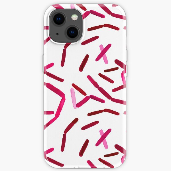 Bacteria in Red iPhone Soft Case