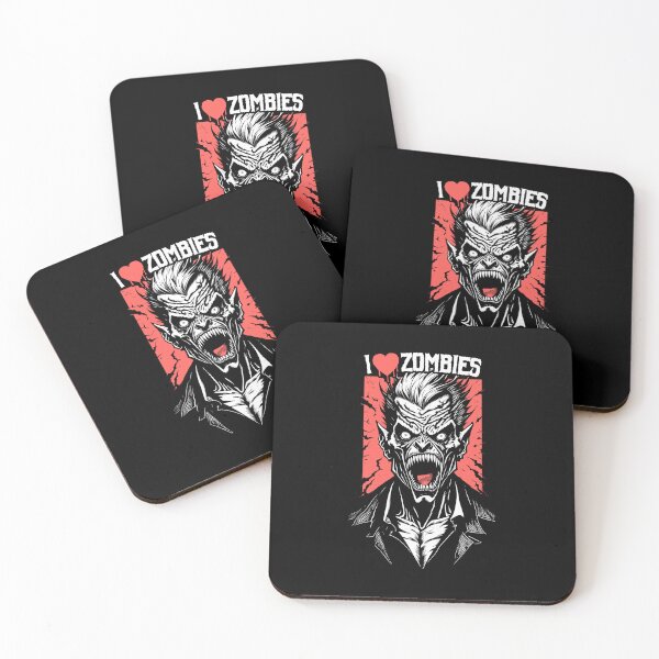 Item preview, Pulp Horror I Love Zombies Screaming Undead Zombie Halloween designed and sold by GrandeDuc.