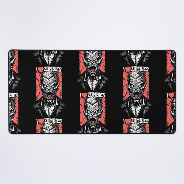 Item preview, Pulp Horror I Love Zombies Screaming Undead Zombie Halloween designed and sold by GrandeDuc.