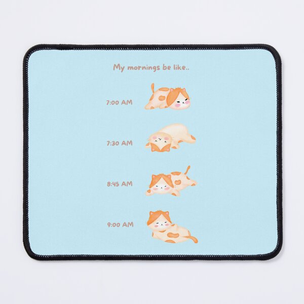 Item preview, Lazy Ginger Cat Morning Routine designed and sold by JileeArt.