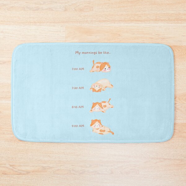 Item preview, Lazy Ginger Cat Morning Routine designed and sold by JileeArt.